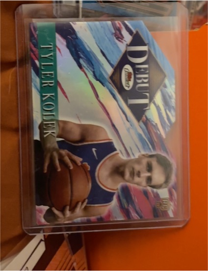 2024-25 Topps Finest #D-27 Tyler Kolek Debut — front