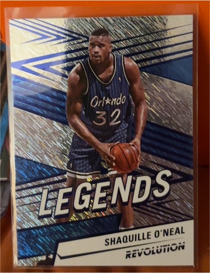 2024-25 Panini Revolution #166 Shaquille O'Neal Blue Storm — front