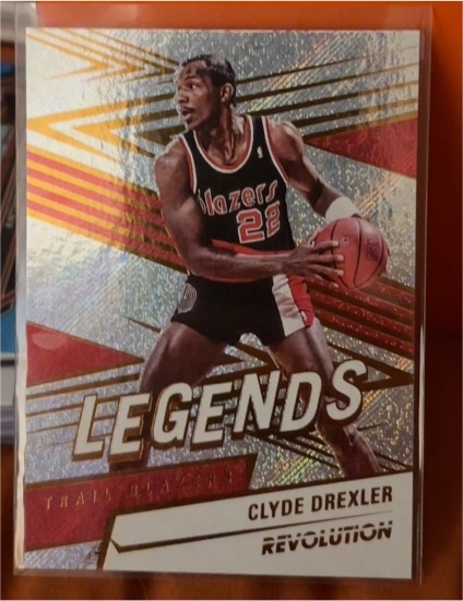 2024-25 Panini Revolution #175 Clyde Drexler — front