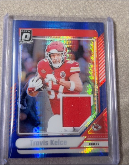 2024 Panini Donruss Optic Threads #DTB-TKE Travis Kelce — front