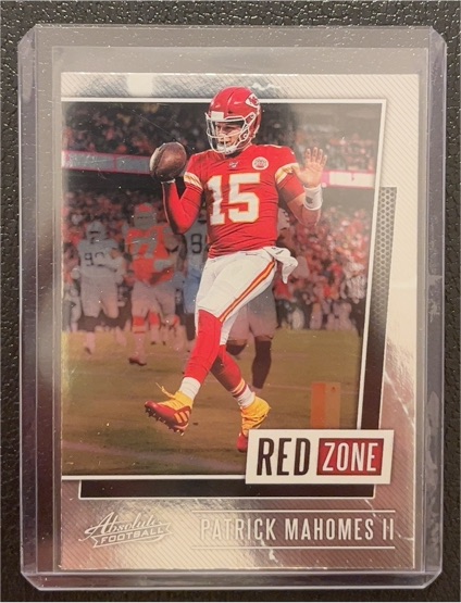 2020 Panini Absolute Red Zone #RZ-PM Patrick Mahomes II — front