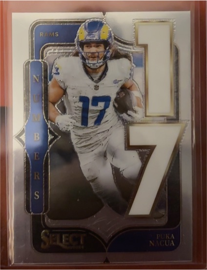 2024 Panini Select #2 Puka Nacua Select Numbers — front