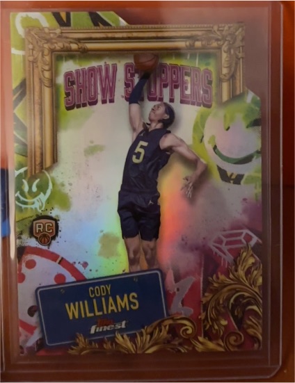 2024-25 Topps Finest #S-30 Cody Williams Show Stoppers — front