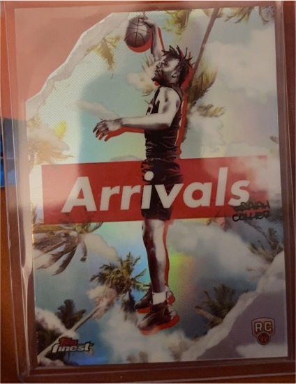 2024-25 Topps Finest #A-6 Isaiah Collier Arrivals — front