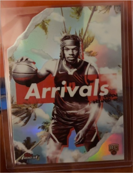 2024-25 Topps Finest #A-23 DaRon Holmes II Arrivals RC — front
