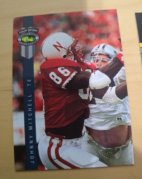 1992 Classic Four Sport #123 Johnny Mitchell — front