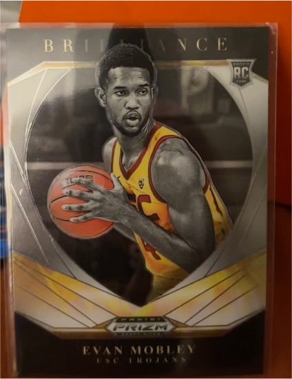 2021-22 Panini Prizm Draft Picks Brilliance #2 Evan Mobley — front