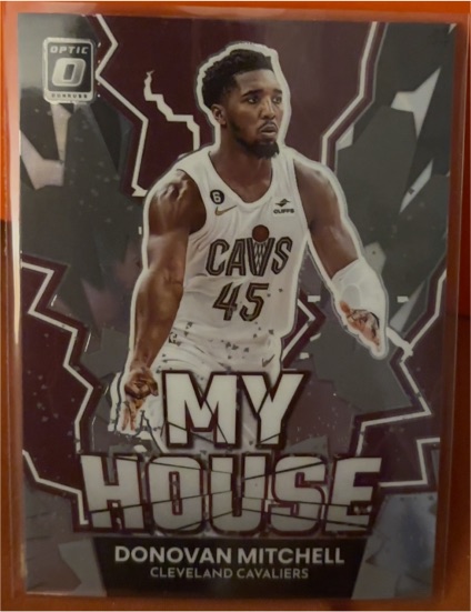 2022-23 Donruss Optic My House #1 Donovan Mitchell — front