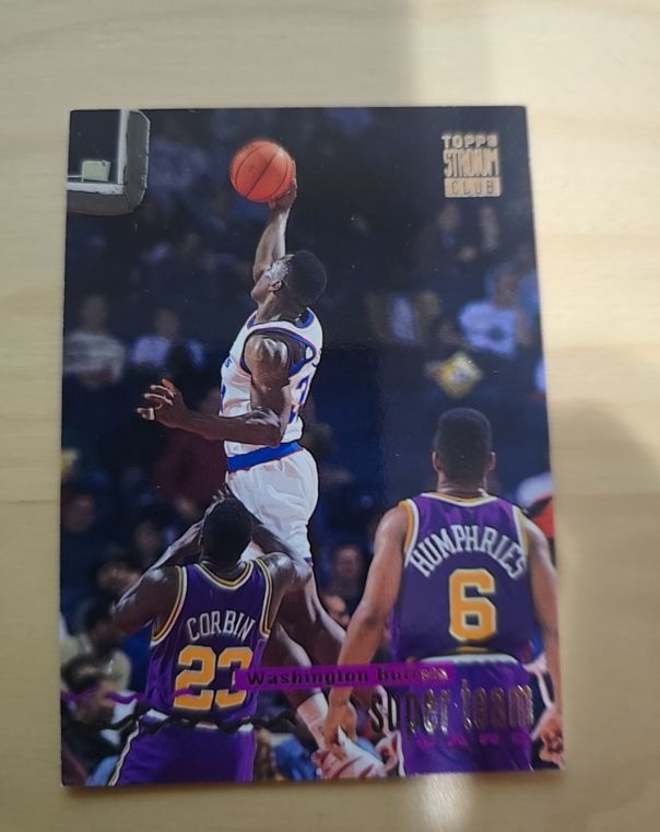 1993-94 Topps Stadium Club Super Teams #27 Washington Bullets Team — front