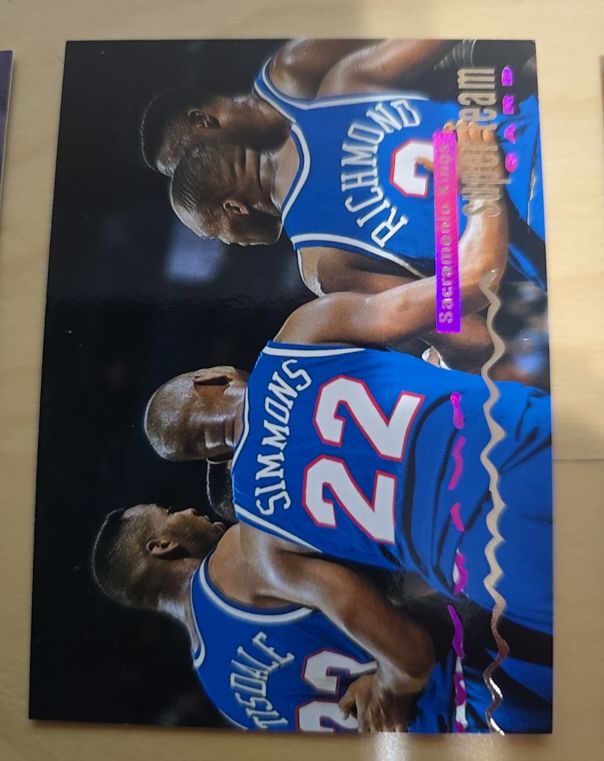 1993-94 Topps Stadium Club #23 Sacramento Kings Super Team — front