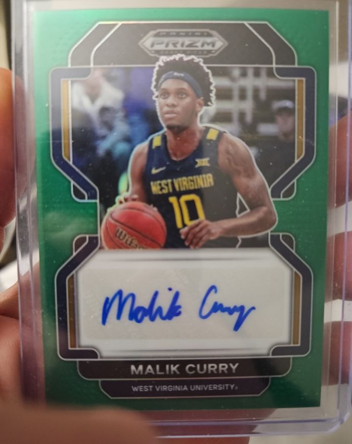 2022 Panini Prizm Draft Picks #DP-CUR Malik Curry — front