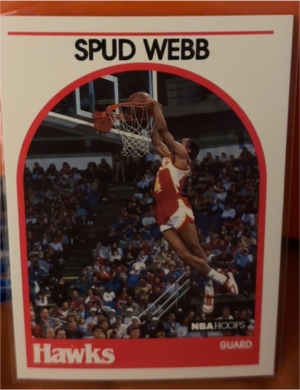 1989-90 Hoops #115 Spud Webb — front