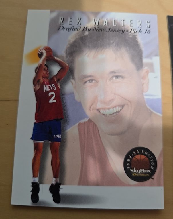 1993-94 SkyBox Premium Draft Picks #DP16 Rex Walters — front