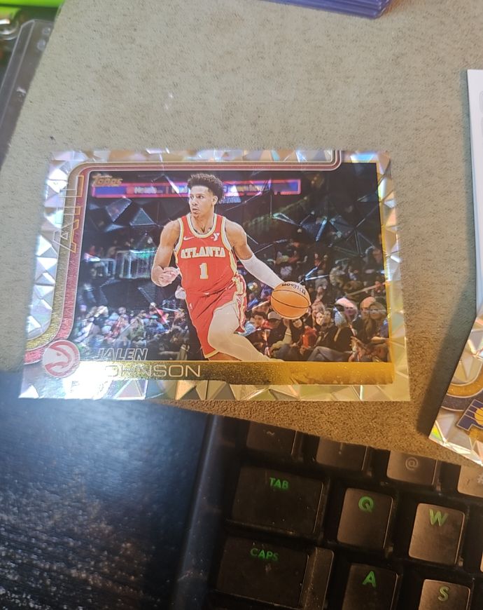 2021 Topps Chrome #1 Jalen Johnson — front