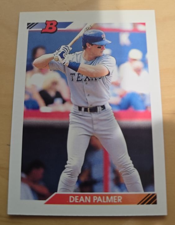 1992 Bowman #107 Dean Palmer — front