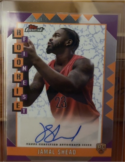 2024-25 Topps Finest #RFA-JS Jamal Shead Rookie Finest Autographs — front
