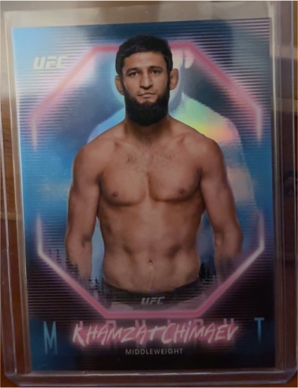 2025 Topps UFC Midnight #M T Khamzat Chimaev — front
