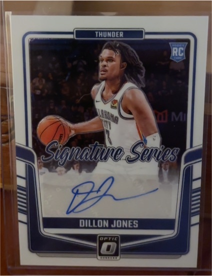 2024-25 Donruss Optic Signature Series #SS-JGT Dillon Jones — front