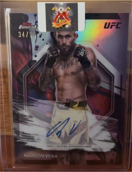 2024 Topps Finest UFC #34 Marlon Vera — front