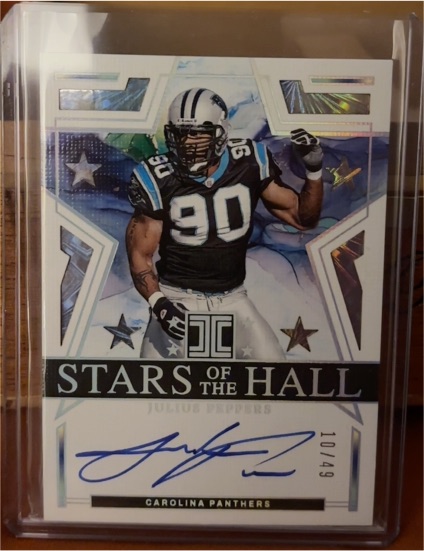 2024 Panini Impeccable Stars of the Hall #10/49 Julius Peppers — front