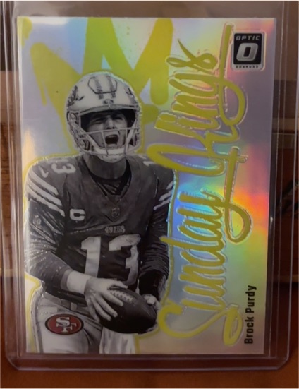 2024 Panini Donruss Optic #19 Brock Purdy Sunday Kings — front