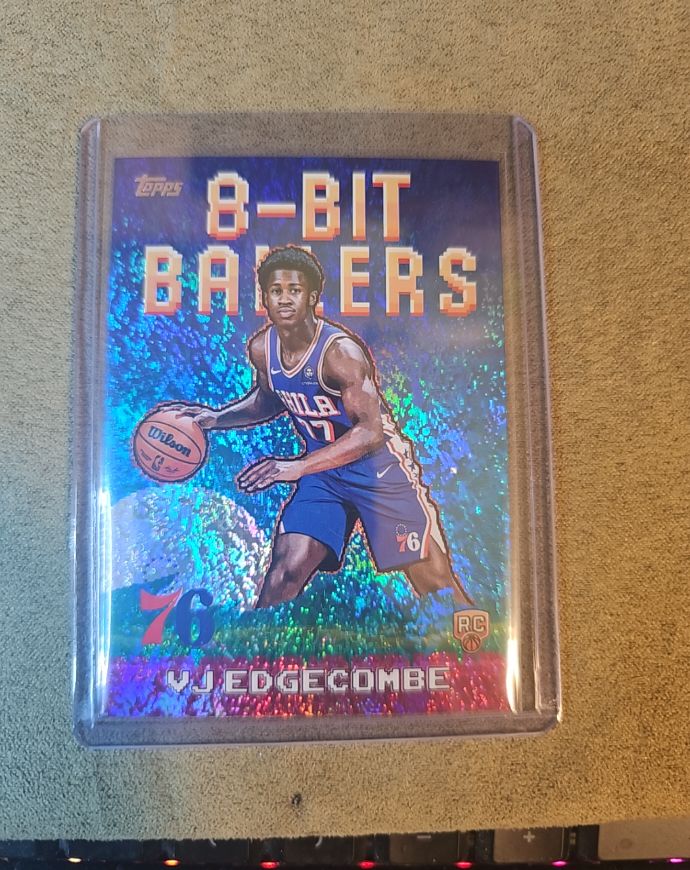 2025-26 Topps Basketball #8B-33 VJ Edgecombe 8-Bit Ballers — front