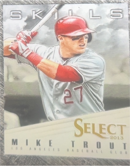 2013 Panini Select #SK27 Mike Trout Skills — front
