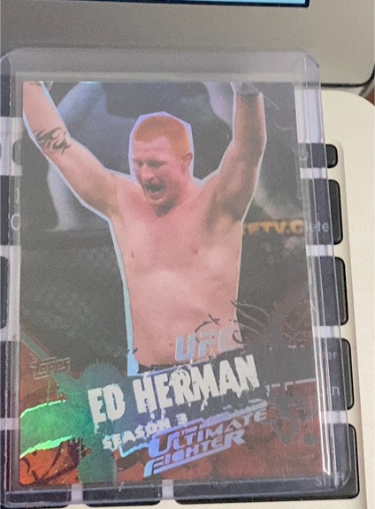 2010 Topps UFC Main Event #TT-17 Ed Herman — front