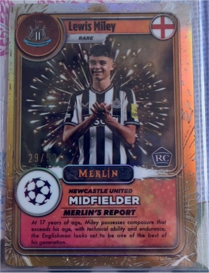 2023-24 Topps Merlin #MG-42 Lewis Miley — front