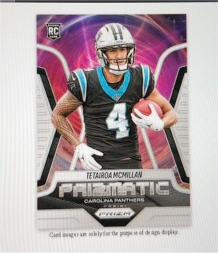 2023 Panini Prizm Tetairoa McMillan Rookie Card — front