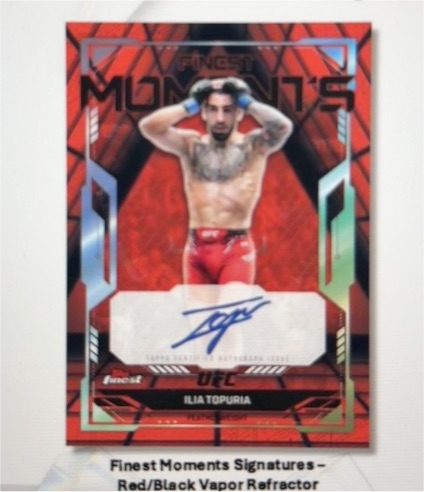 2022 Panini Select UFC Finest Moments Signatures Ilia Topuria — front