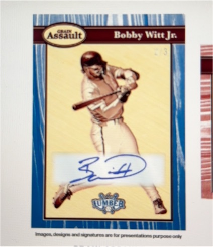 2023 Grain Assault #3 Bobby Witt Jr. — front