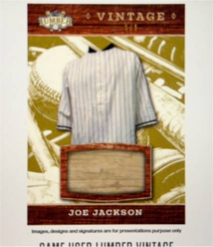 2007 Upper Deck Sweet Spot Classic Joe Jackson Game Used Lumber Vintage — front