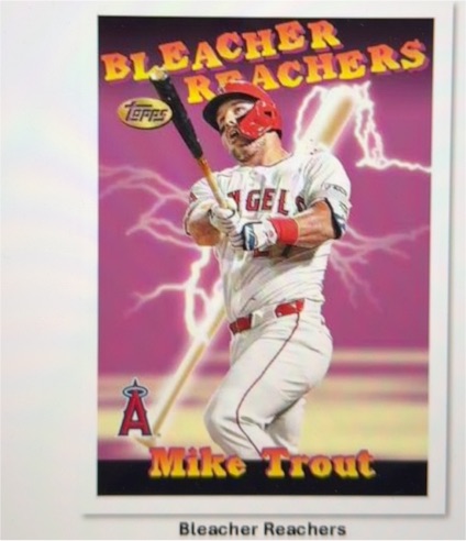 2023 Topps Archives Bleacher Reachers #Mike Trout — front