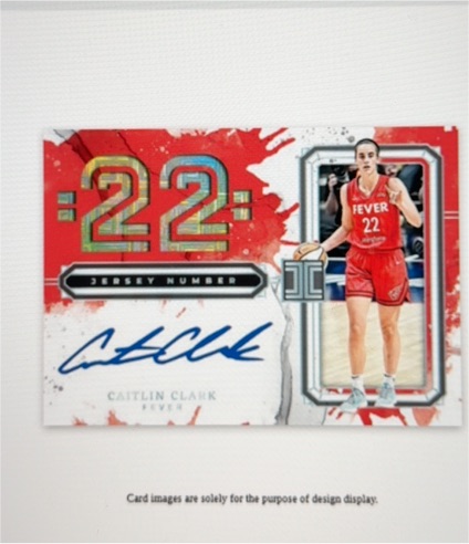 2024 Panini Impeccable Jersey Number #22 Caitlin Clark — front
