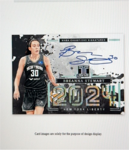 2024 Panini WNBA Champions Signatures Breanna Stewart — front
