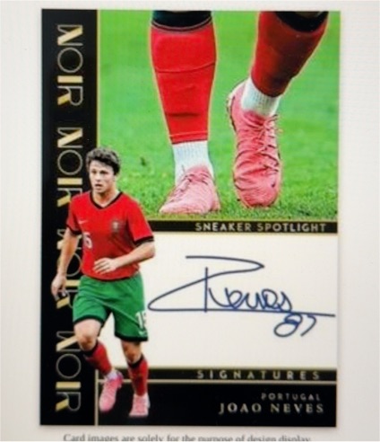 2023 Mojo Soccer Sneaker Spotlight Signatures Joao Neves — front