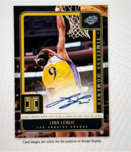2023 Panini Timeless Moments Lisa Leslie — front