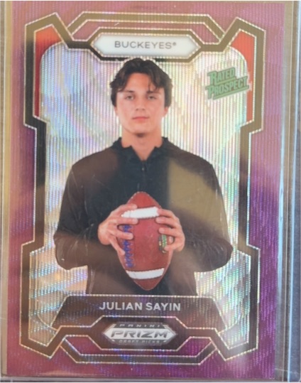 2024 Panini Prizm Draft Picks #193 Julian Sayin — front