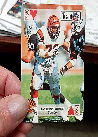 1992 Team NFL Star #2 Anthony Munoz — front