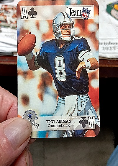 1992 Team NFL Football Star Cards #1C Troy Aikman — front