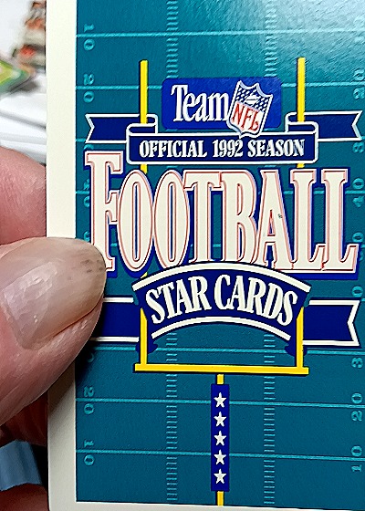 1992 Team NFL Football Star Cards #1C Troy Aikman — back