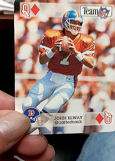 1992 Sport Decks #Q John Elway — front