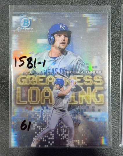 2025 Bowman Chrome #GL-21 Jac Caglianone Greatness Loading — front