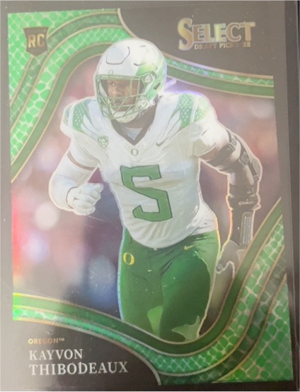 2022 Panini Select Draft Picks #101 Kayvon Thibodeaux — front