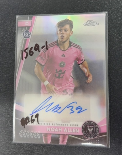 2024 Topps Chrome MLS #154 Noah Allen — front
