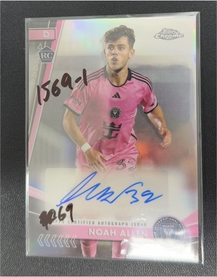 2024 Topps Chrome MLS #154 Noah Allen — front