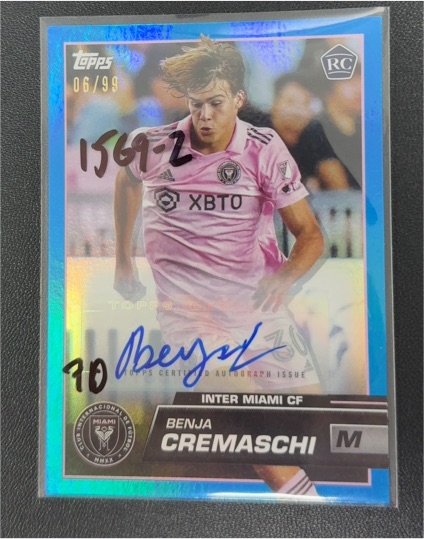 2023 Topps MLS #112 Benja Cremaschi — front