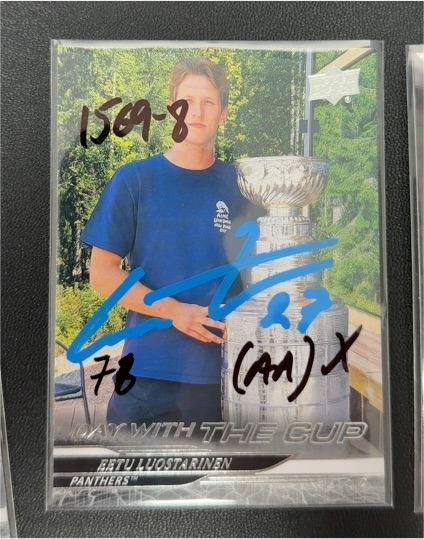 2024-25 Upper Deck Extended Series Day With The Cup #DC22 Eetu Luostarinen — front