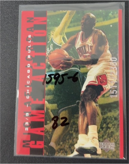 1998 Upper Deck Game Action #G11 Michael Jordan — front